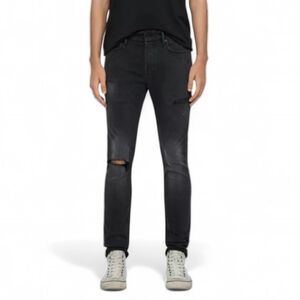 All Saints Cigarette Leg Grey Distressed Men's Jeans Size 31